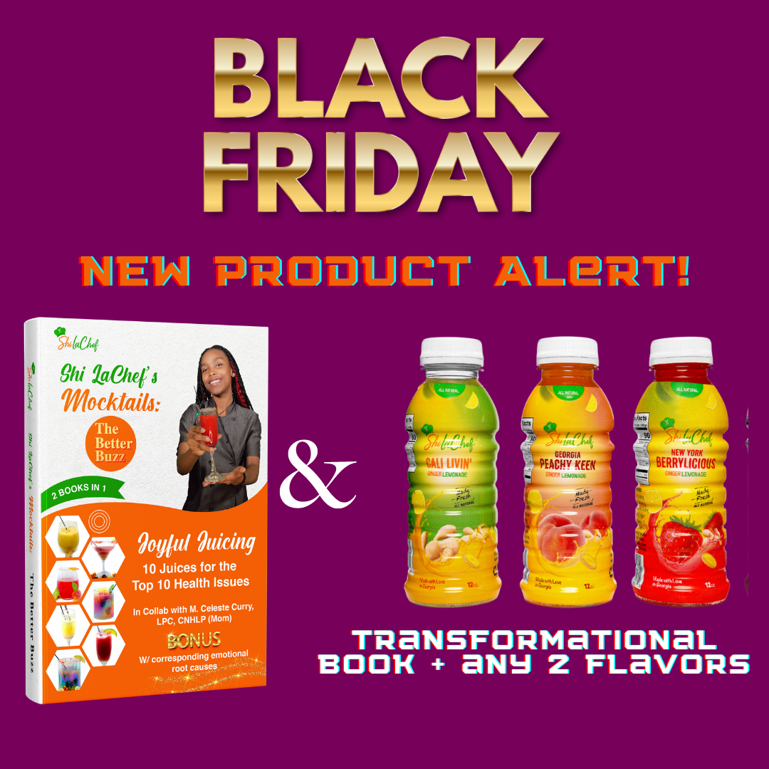 Black Friday Sale for 2 Delicious Ginger Lemonades and Mocktail and Fresh Juice Recipe Book