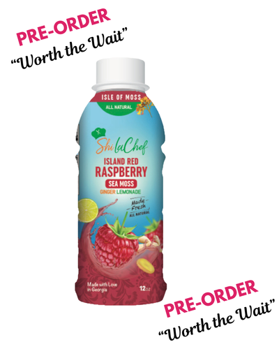 NEW-Island RED RASPBERRY SEA MOSS Ginger Lemonade